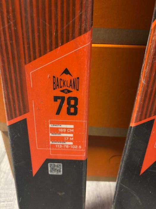 Schiuri tură Atomic Backland 78 - 169cm