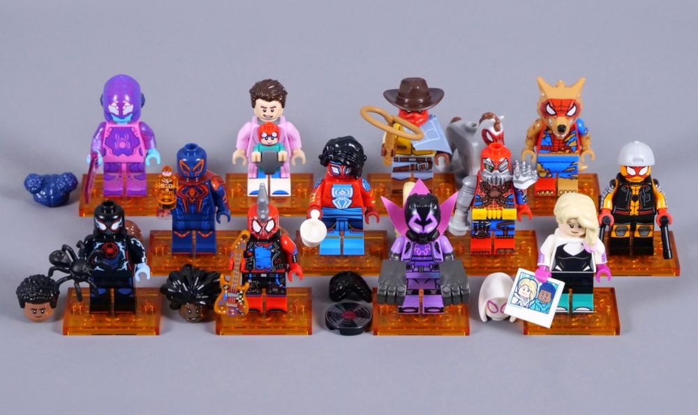 Lego spiderman across the spider verse