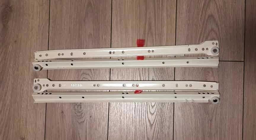 Glisiere sine sertar mobila