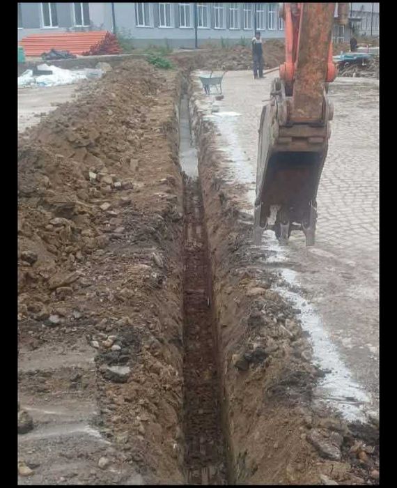 Услуги с мини Багер и самосвал