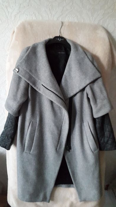 Пальто ZARA BASIC, made in Morocco, шерстяное.