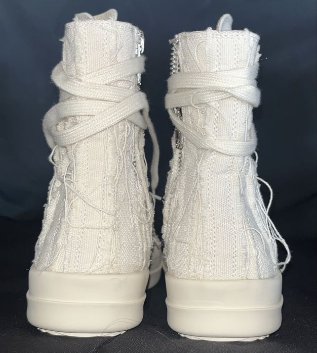 Rick owens slashed white