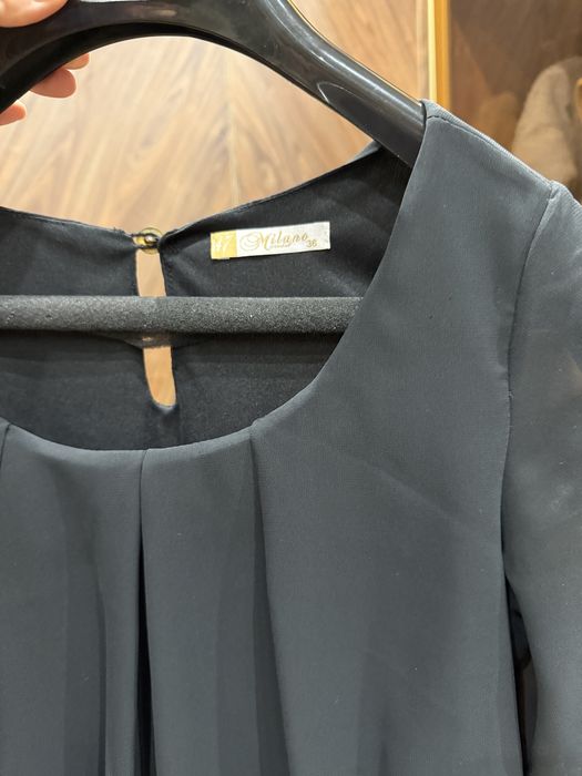 Платье комбинированное