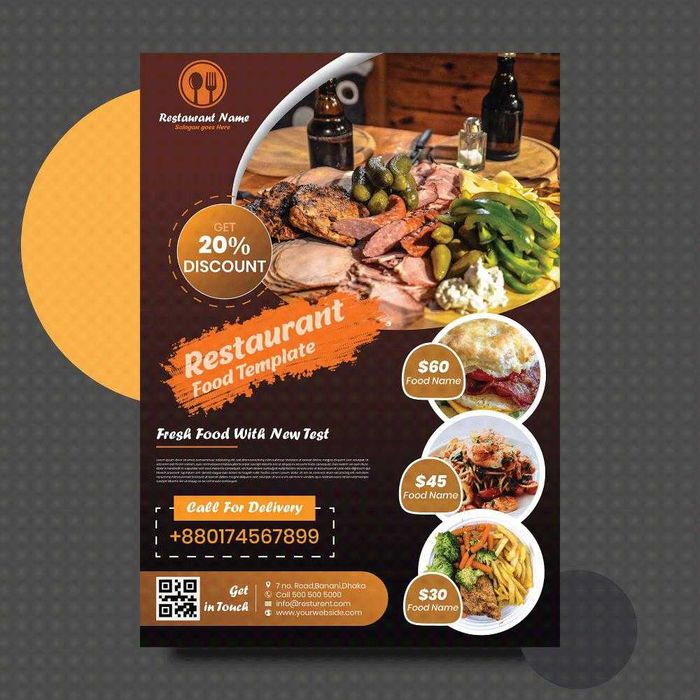 Flayer — do'kon ochilishi reklamasi, tez va sifatli
