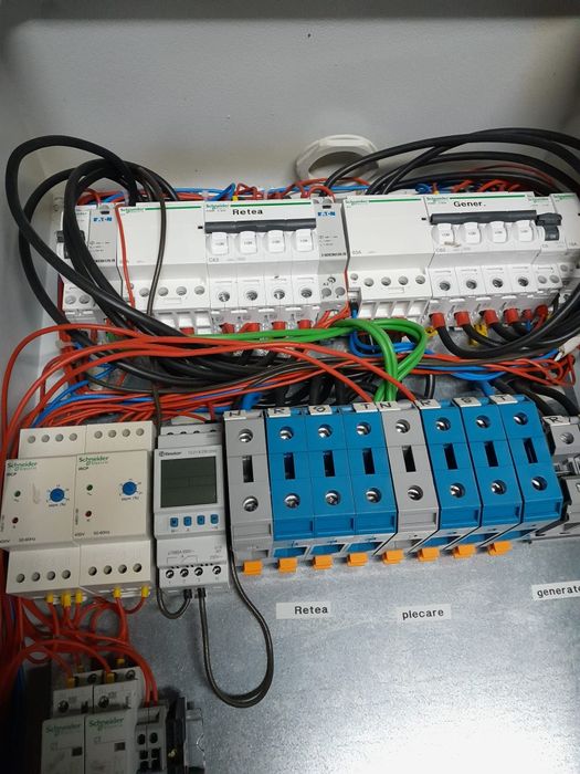 Automatizare pornire generator curent trifazic 63A