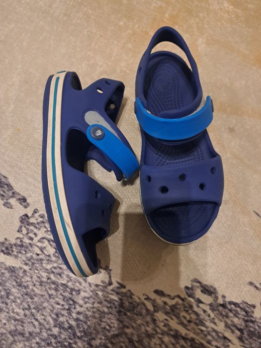 Сандали CROCS син цвят