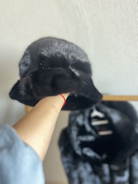 Норковая шляпа-шапка