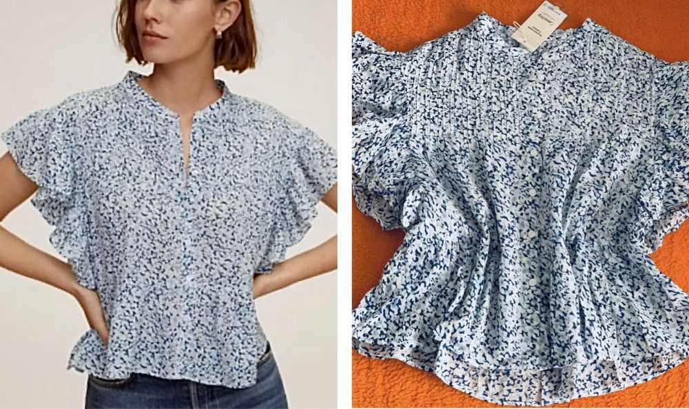 Нова елегантна риза Нова блуза хс/ с размер