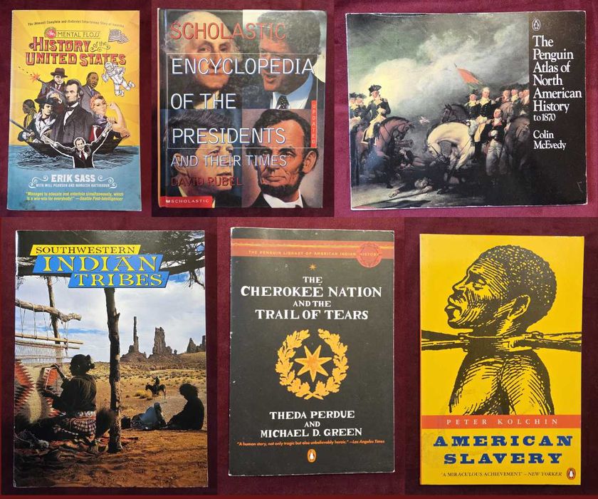 Америка - история, президенти, атлас, индианци, робство [6 книги]