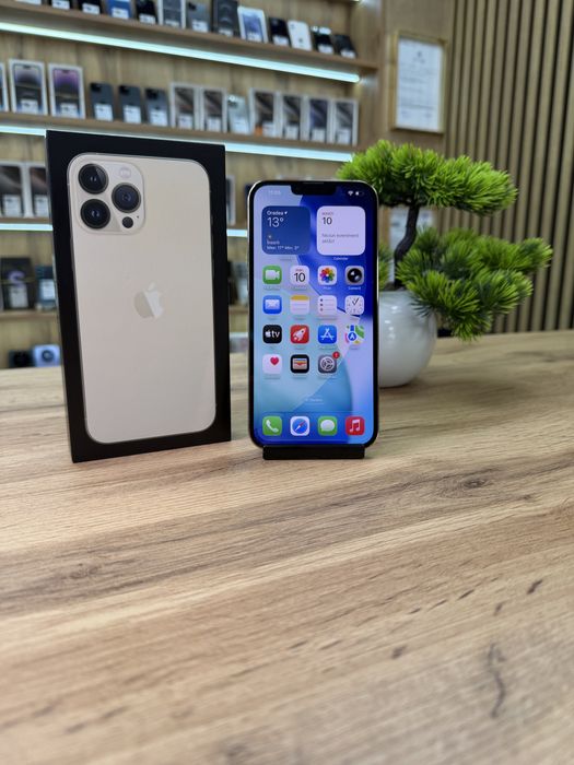 ‼️iPhone 13 Pro Max Gold 256Gb - Sanatate bat.100% - Garantie 12 luni