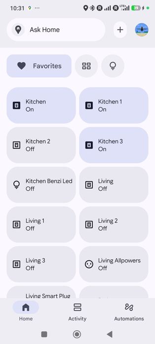 Automatizare Smart Home priza, switch, termostat, senzor Smart