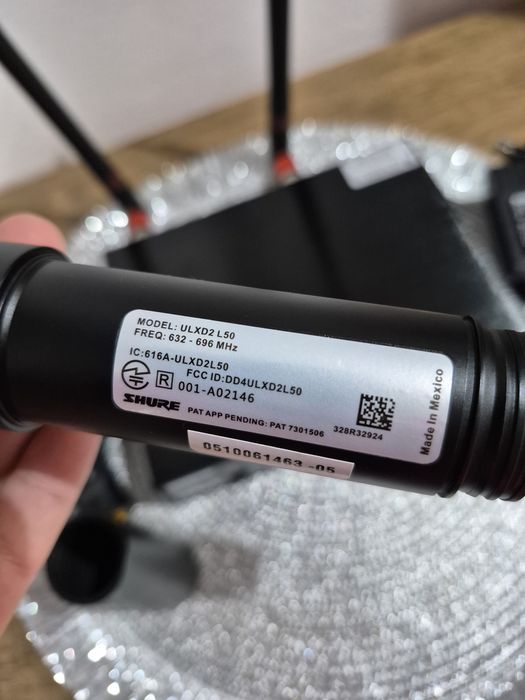 Microfon wireless Shure ULXD  L50 625-668  Capsula Pasien bt 58a Made