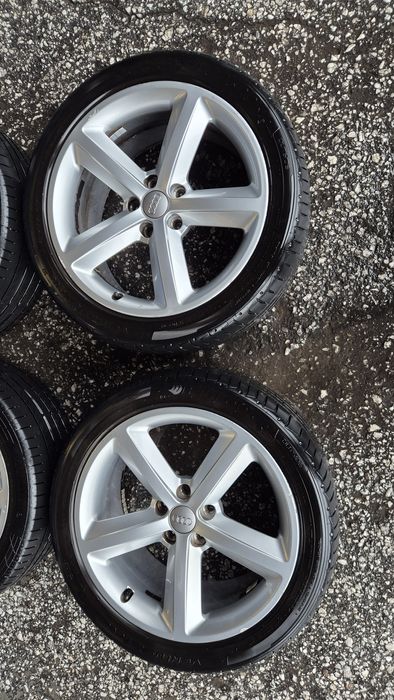 Джанти с гуми за Ауди 5х112 18