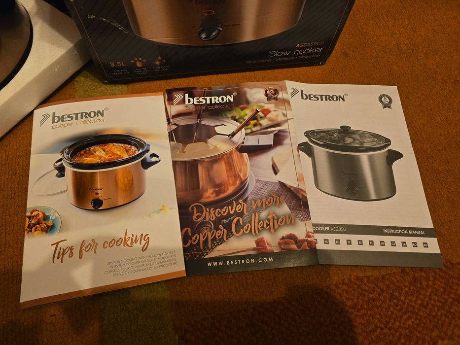 Slow Cooker Bestron ASC350 - Oala Gatit Lent Ceramica, Noua Nefolosita