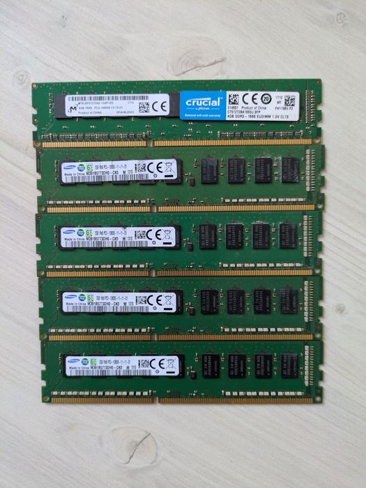 Memorii RAM PC Desktop DDR3 - 4GB și 2GB (Kingston HyperX, Samsung, Crucial) - Testate