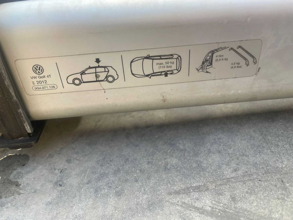 Set bare transversale +suport originale