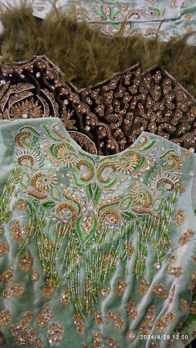 Ajoyib bezaklar bilar qizlar kelinlar köylaklari tikamiz