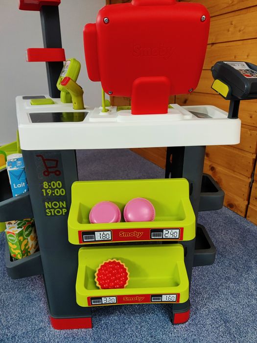 Supermarket Smoby cu carucior si  accesorii, 3+ ani
