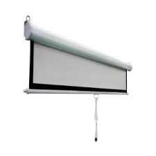 Экран для проектора (моторизированный) (2,4 x 1,8 м)