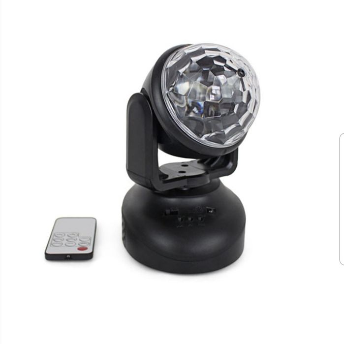 Moving Head Lighting Proiector Disco LSY080 LED rotativ 360 telecomand