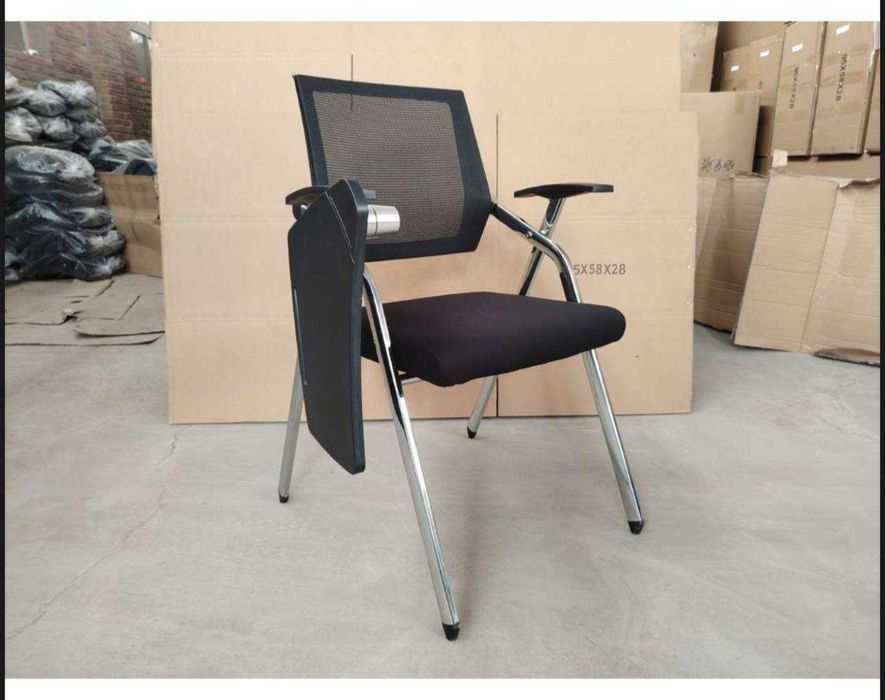 Учебный Стул с пюпитром хромированный со склада