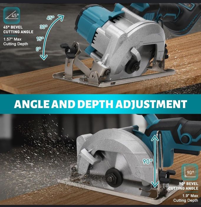 Fierastrau circular electric cu acumulatori!