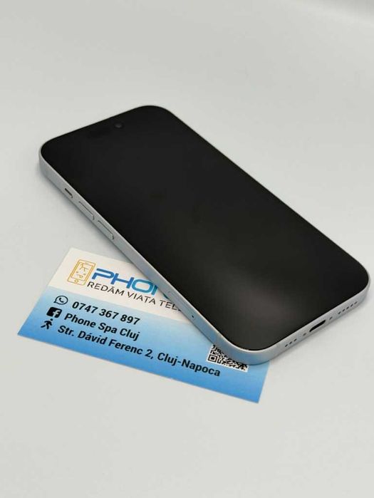 iPhone 15 256Gb 100%- Din magazin,cu garantie! RATE TBI !