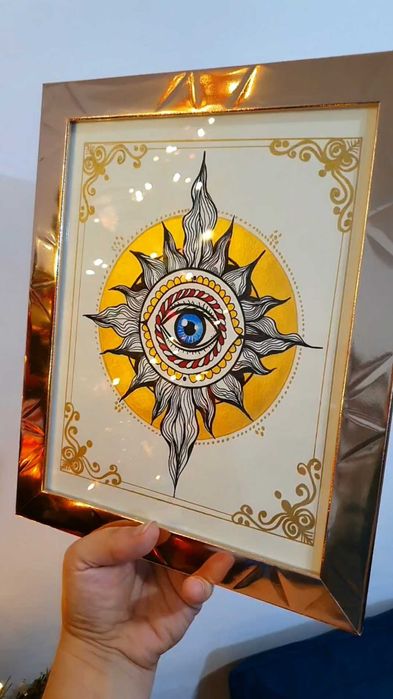 Картина-амулет, ръчна изработка