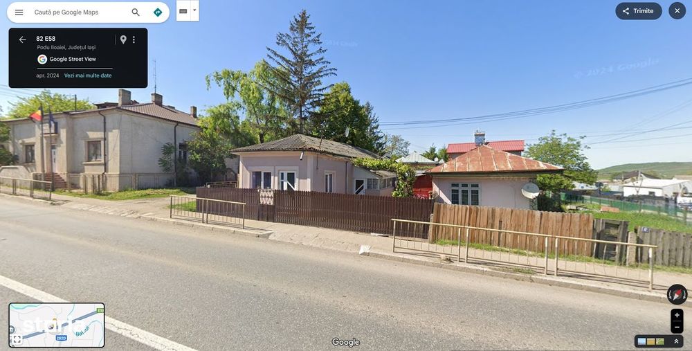 Casa central, Podu Iloaiei, la strada