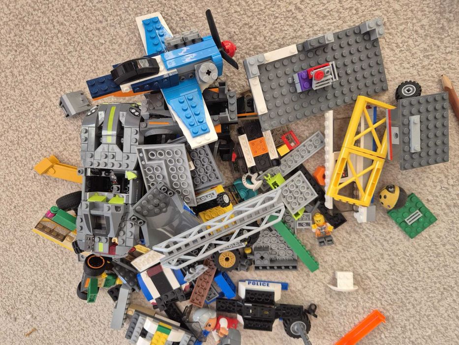 Lot LEGO original – Tren marfa, City, Creator, Speed, app 4000 piese