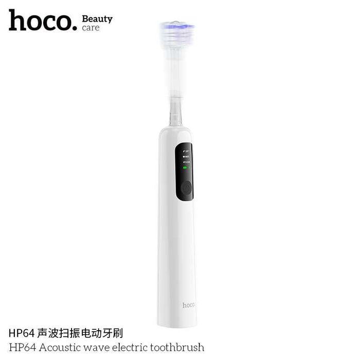 Hoco HP64 Acoustic wave Электрическая зубная щётка звуковая 3 реж IPX7