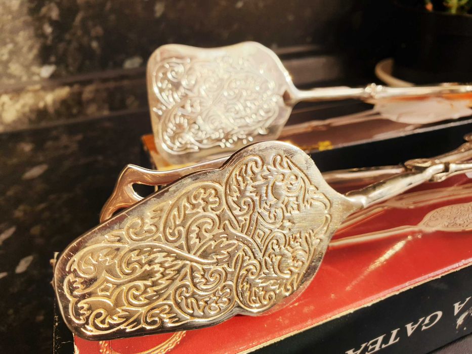 Сребърна щипка, Прибори за домакинството, щипка сервиране, тирбушон