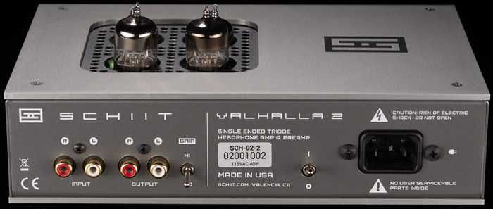 Schiit VALHALLA 2 Class A Tube Headphones Amplifier and Tube Preamp