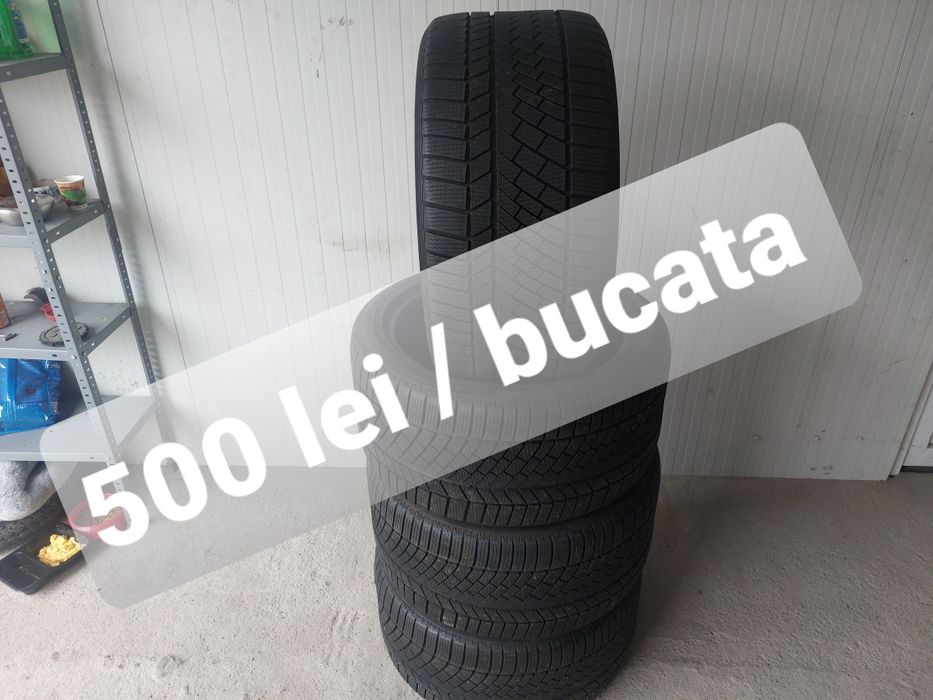 500 lei bucata!Set anvelope M+S/IARNA 295 35 19 Continental 2022 !7 mm