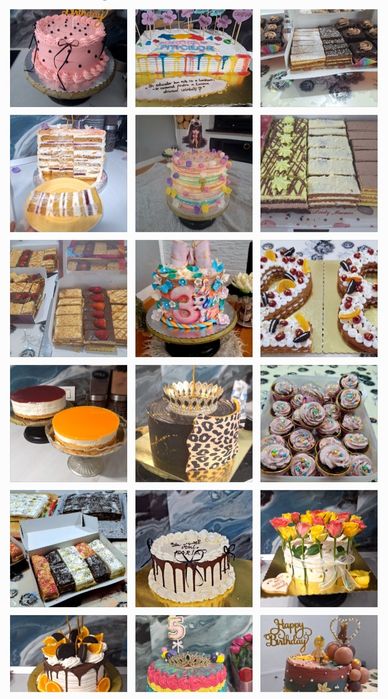 Torturi personalizate si prajituri asortate