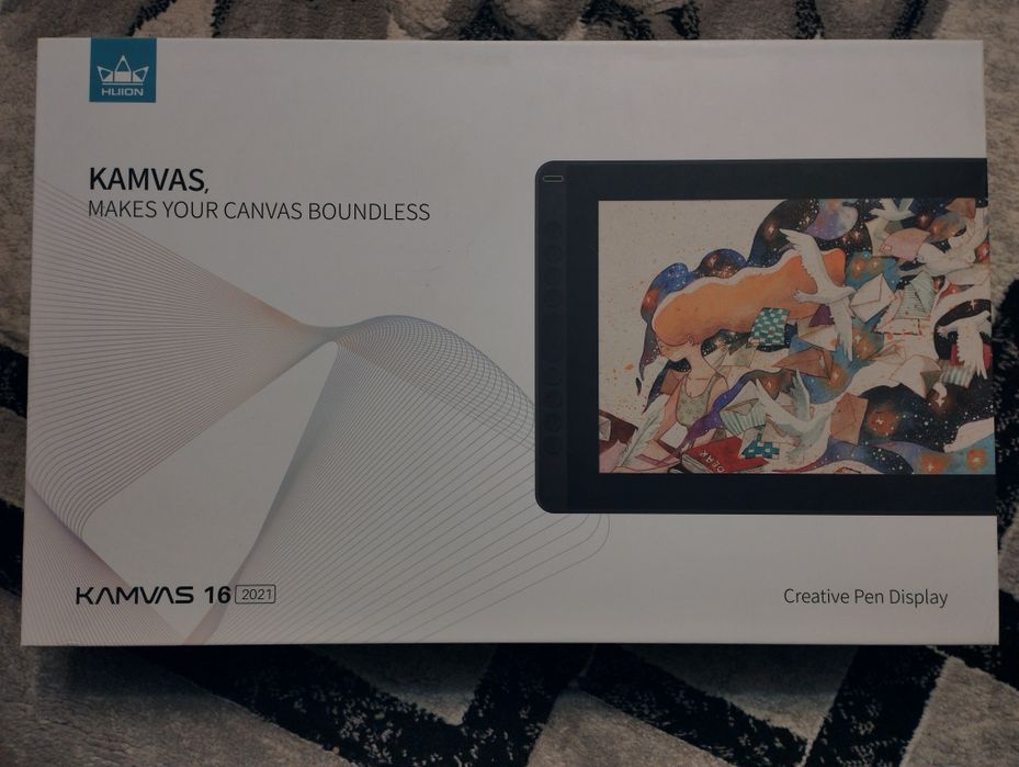 Tabletă Grafică Huion Kamvas 16 (2021) – Nouă la Cutie