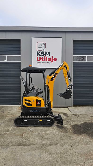 LICHIDARE STOC: Mini Excavator 1.8t Yuchai U17 + Pachet complet inclus | 3 Cupe • 5 Ani Garanție