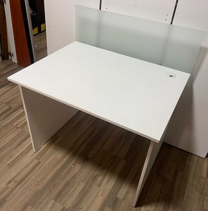 30 buc Mic Birou Alb; Birou PC; Masa de lucru 100x75