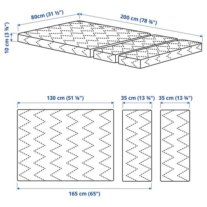 Saltea pat copii Ikea - VIMSIG