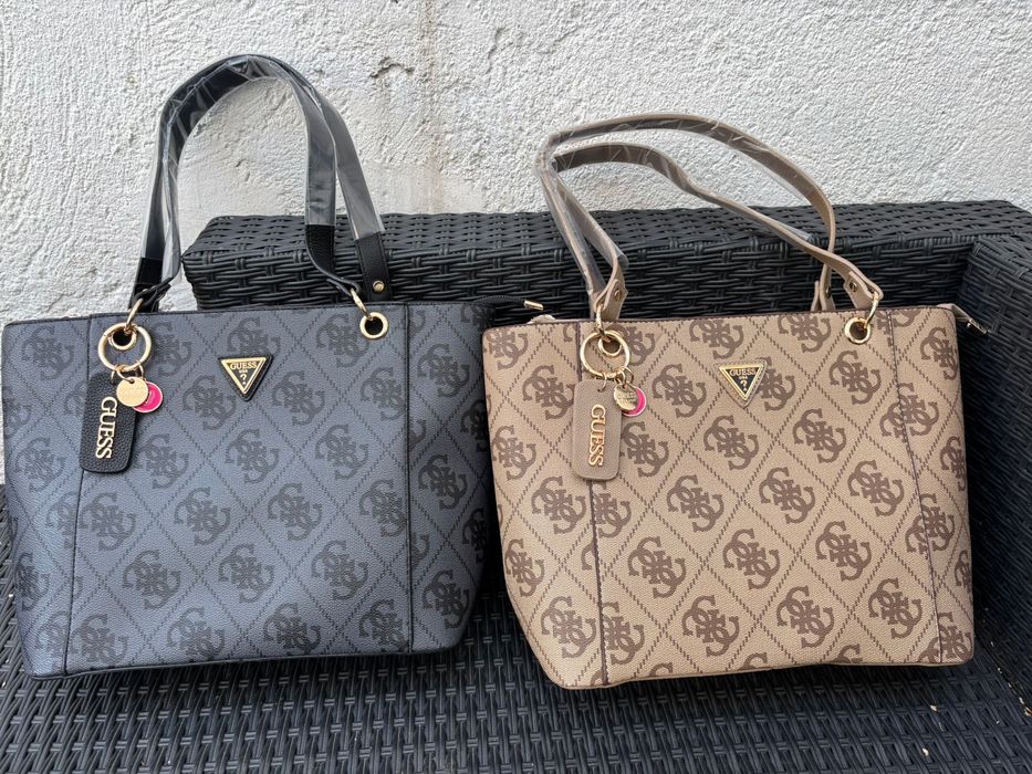 Geanta Guess - Michael Kors  Alb/Negru