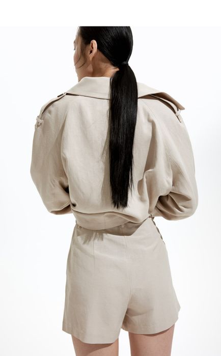 Дамски панталон H&M лен