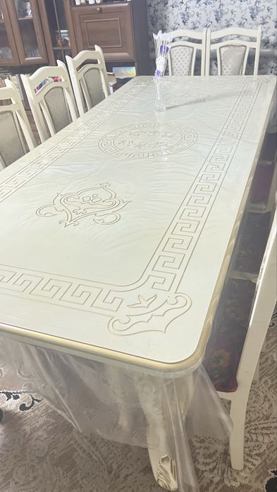 Стол со стулиями 12 шт