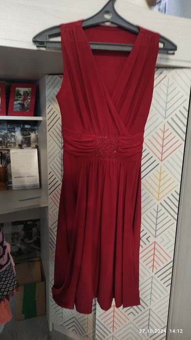 Платье вечернее красное