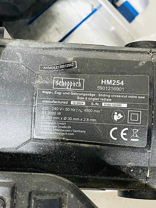 Fierăstrău circular Scheppach HM254, 2000 W, Ø255 mm