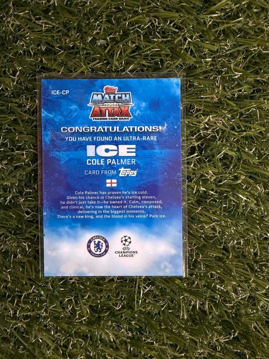 ICE Cole Palmer - Topps Match Attax UCL 2025-2026 - ULTRA RARE ...