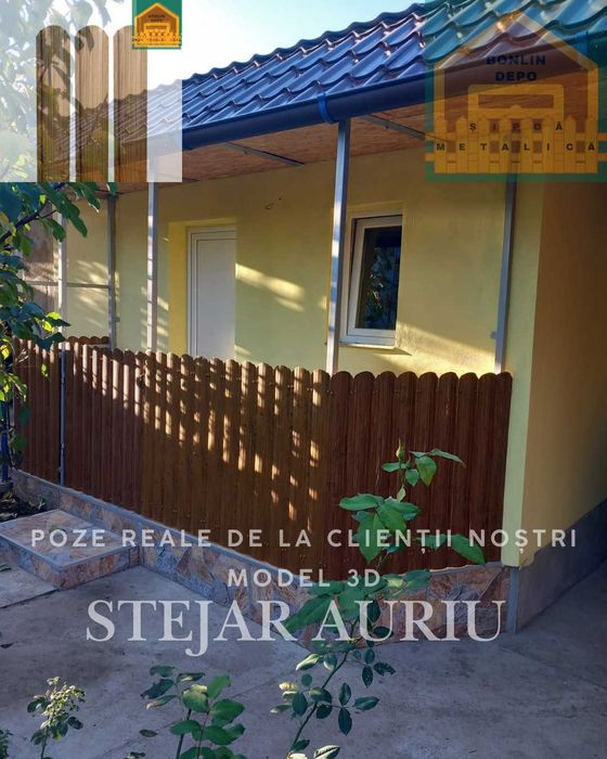 Sipcă metalică pentru gard – preț bun în Galați