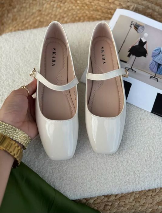 Балетки белые рр 38