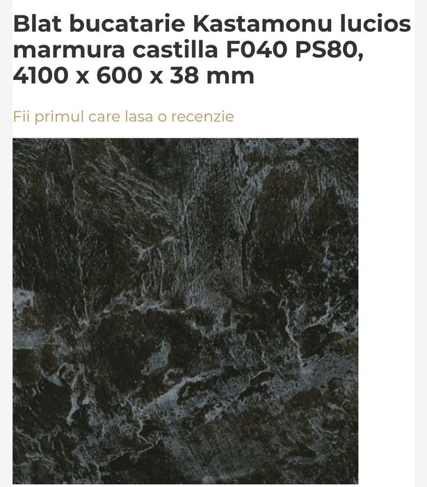 Blat bucatarie negru