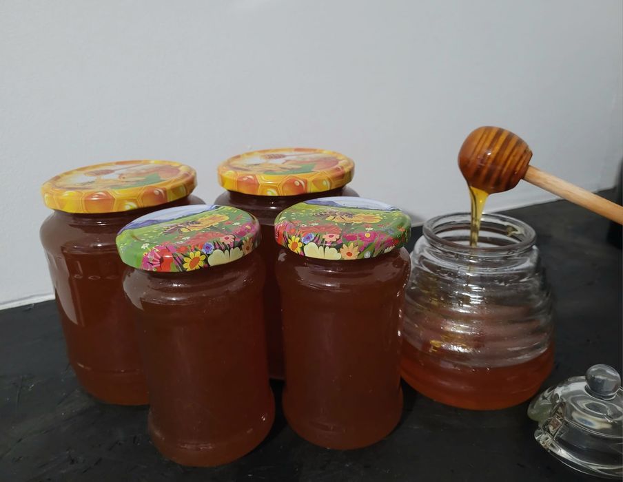 Miere de rapiță și polifloră din stupină  proprie