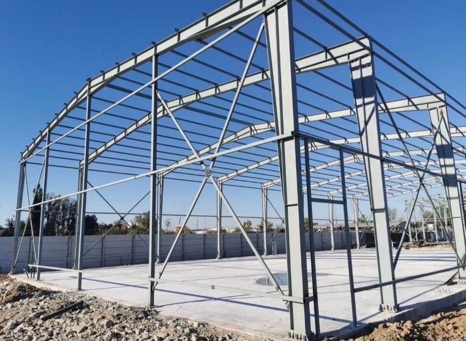 Structuri metalice de vânzare, ideale pentru construirea de depozite,